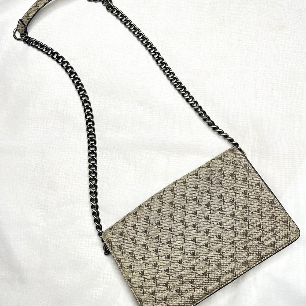 H&M Patterned Crossbody Bag with Chain Strap